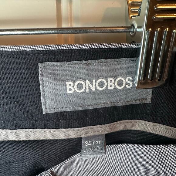 Bonobos Monday gray dress pants slacks chinos men’s size 34x30 - Picture 4 of 9